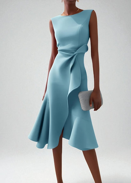 Λιλά Χάρη – Γλυπτό Μίντι Φόρεμα