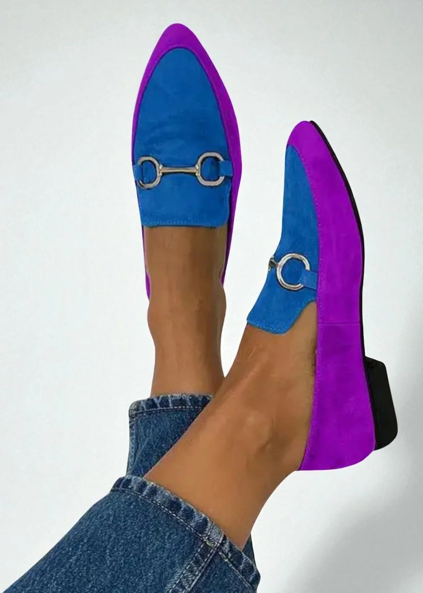 Lorette - Πολύχρωμα και κομψά μποχό μοκασίνια