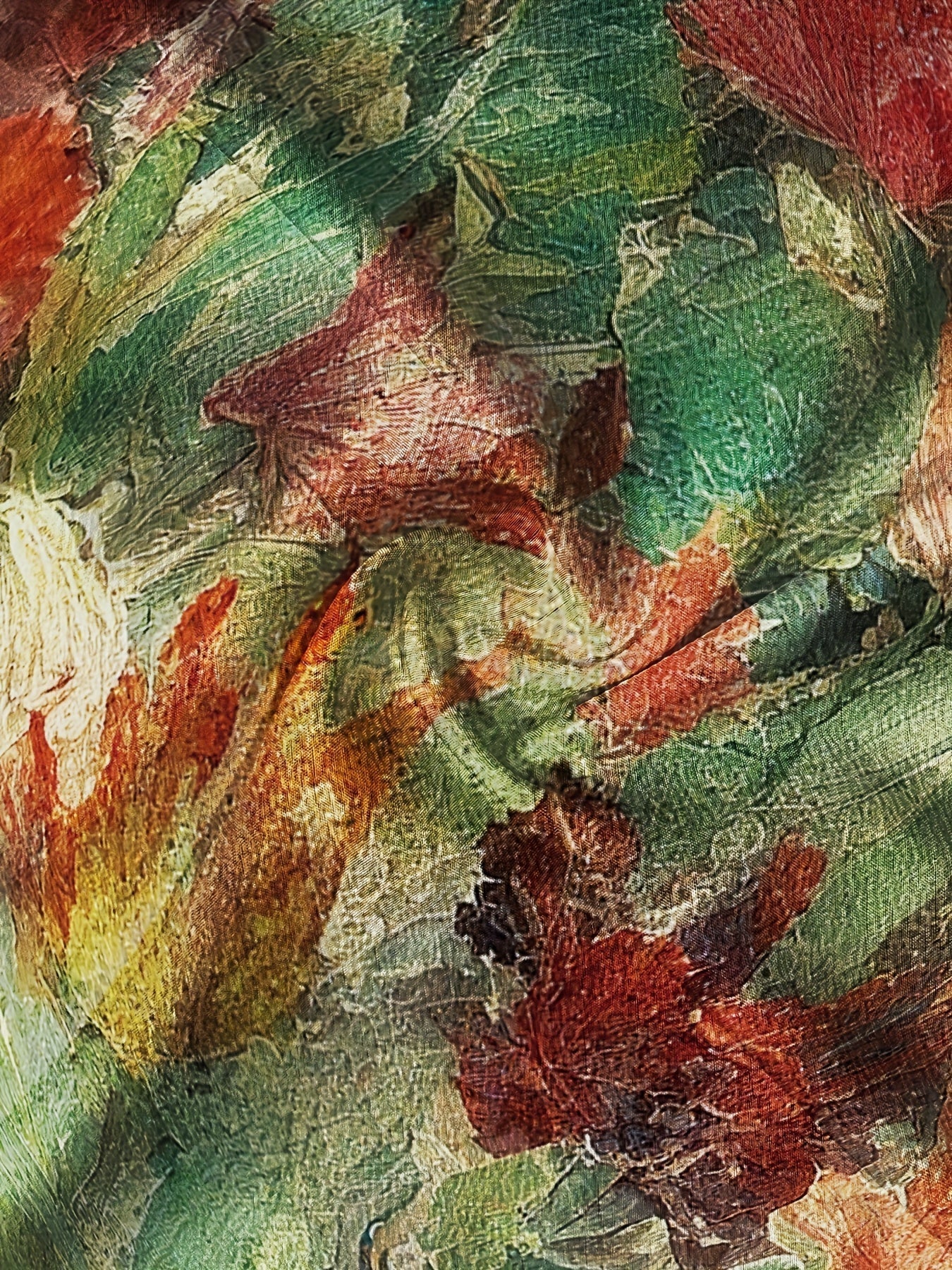 Μωβ-Ρετρό Λουλουδάτο Μπλουζάκι Με Κοντό Μανίκι