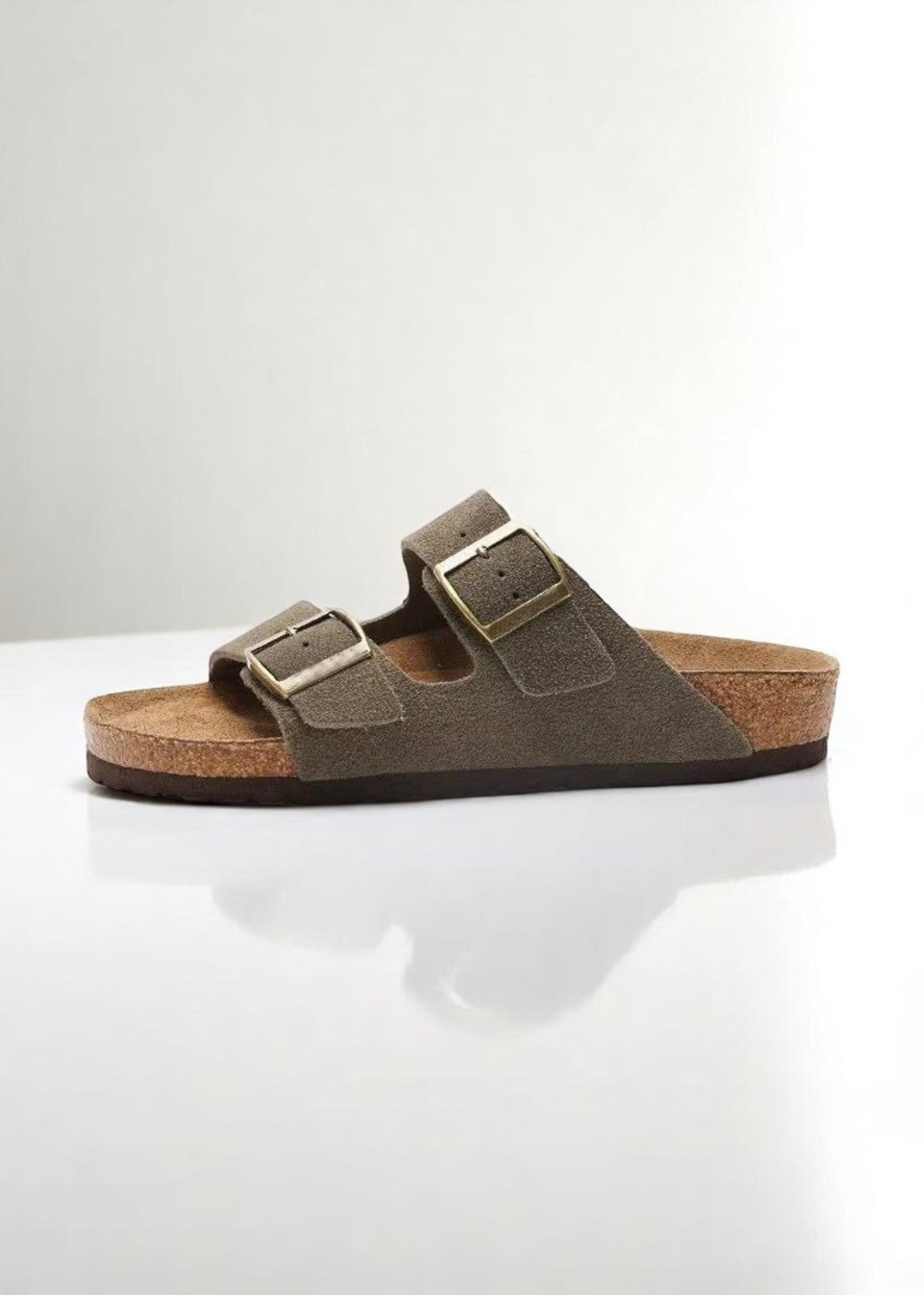 Milo | Άνετες Σανδάλια με Πάτο από Φελλό & Διπλές Λουρίδες