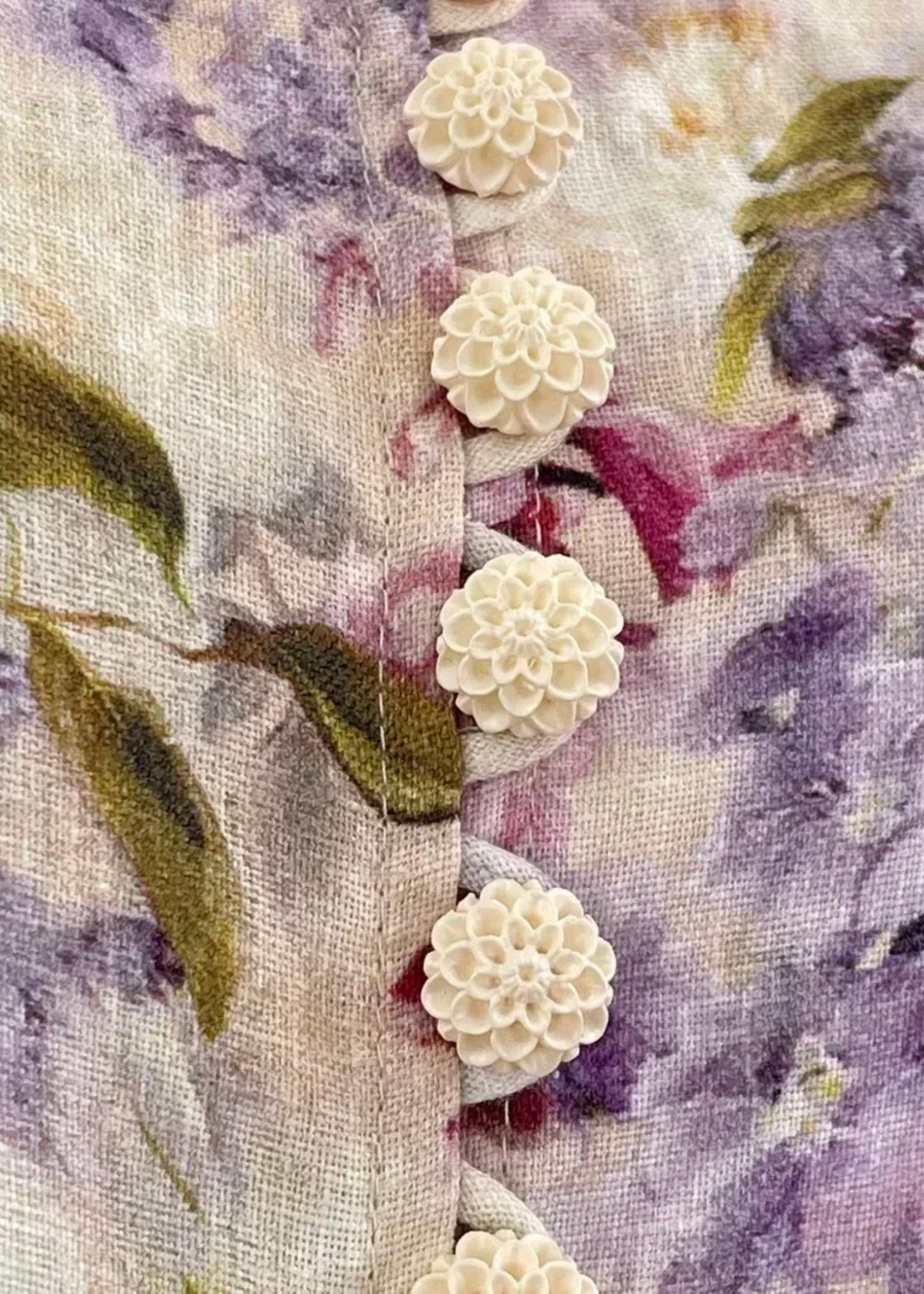 Φόρεμα Viola A-Line – με Ζώνη στη Μέση & Λουλουδάτο Υδατογραφικό Σχέδιο