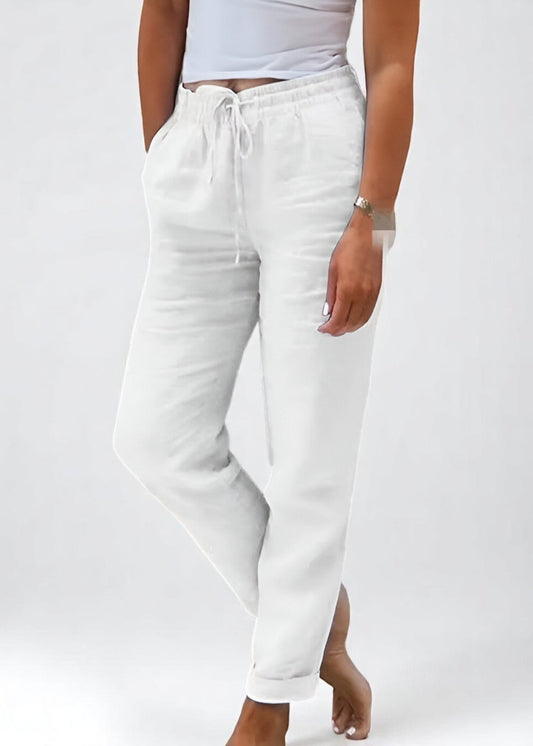 Λινές Παντελόνες Liv – Φυσικό. Αέρινο. Καθημερινό.