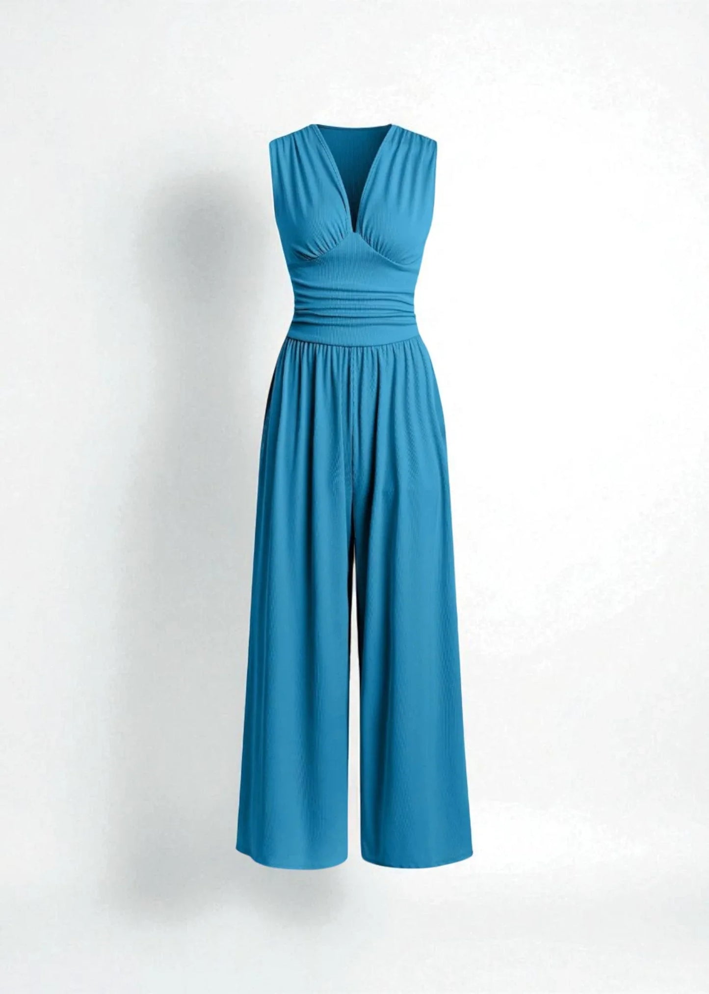 Φιλανθρωπία – Κομψό Αμάνικο Φόρεμα με Φαρδιά Πόδια