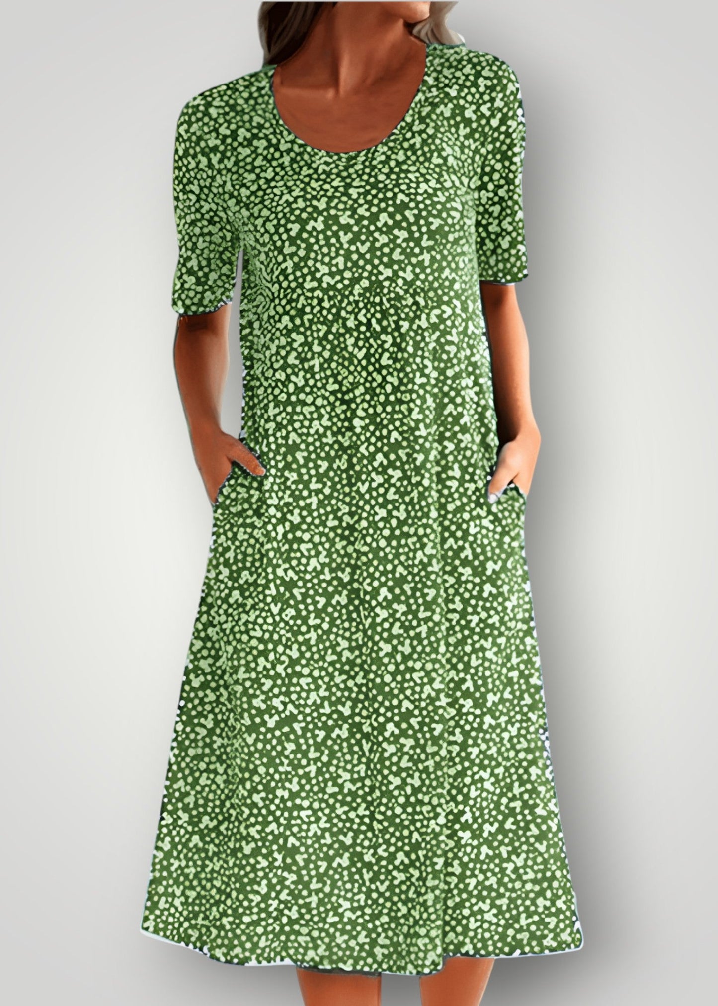 Λίλλυ – Μαλακό Καθημερινό Φόρεμα με Μίνι Λουλουδάτο Σχέδιο