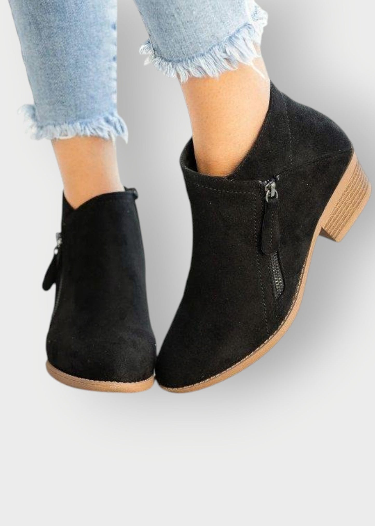 Sienna – Κλασικές Μπότες Ίνκλερ με Πλαϊνό Φερμουάρ και Στενή Τακούνι