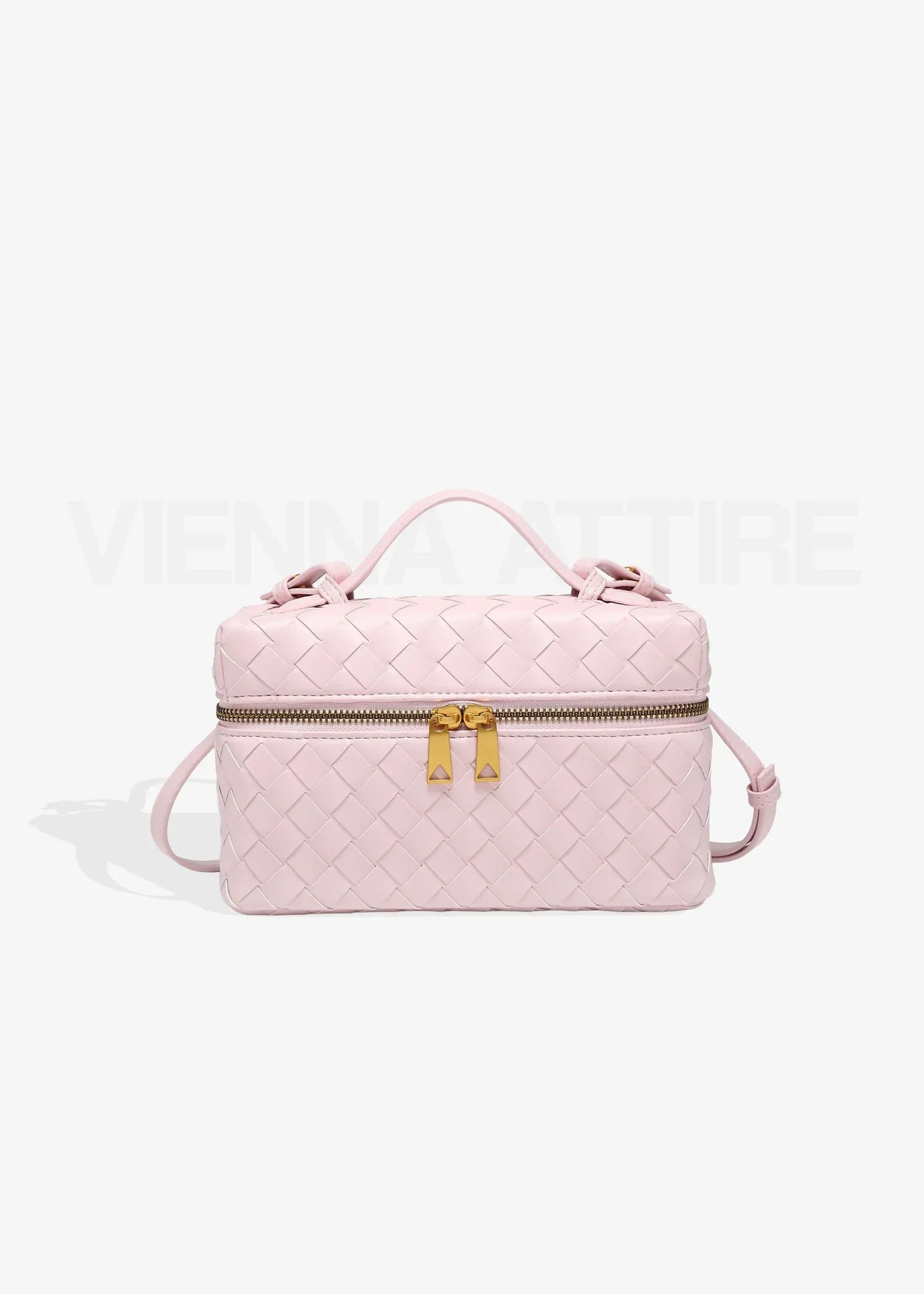 Aria – Δομημένη Μίνι Τσάντα με Χερούλι και Χρυσές Λεπτομέρειες