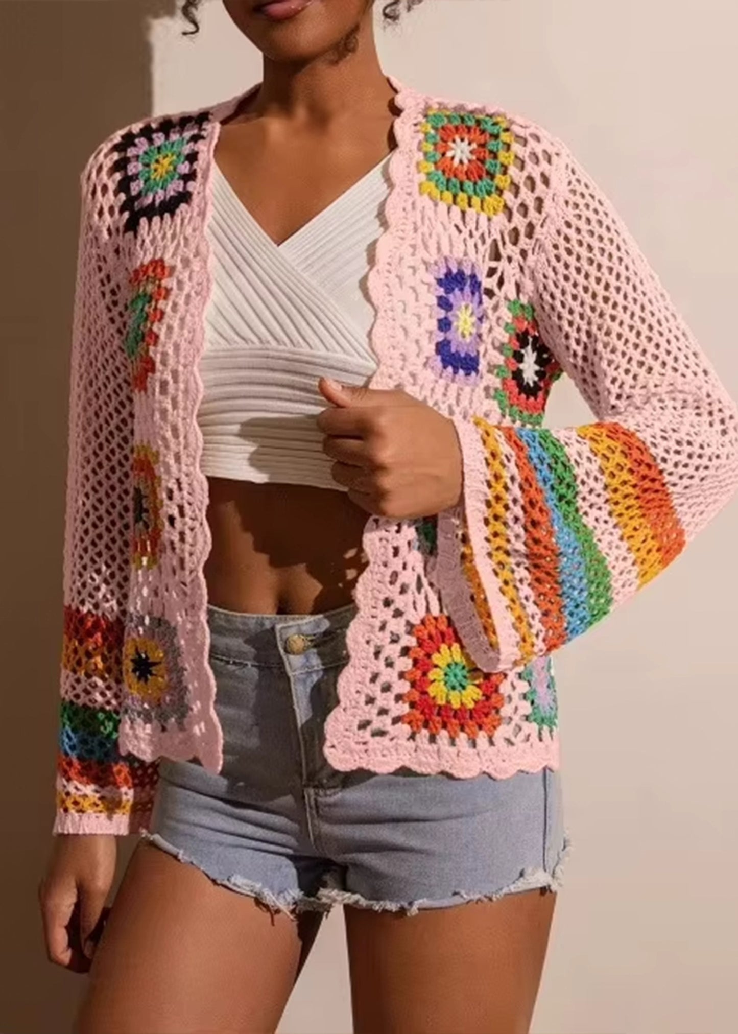 Isla – Πολύχρωμο Πλεκτό Καρντάν