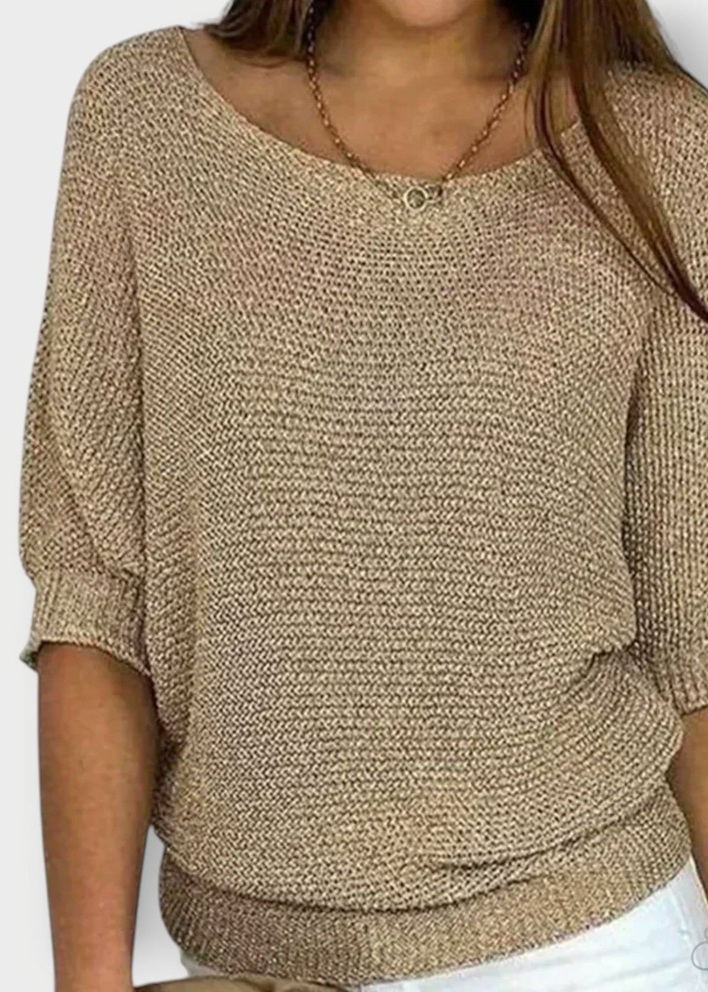 Σοφία – Ελαφρύ Πλεκτό Καλοκαιρινό Πουλόβερ