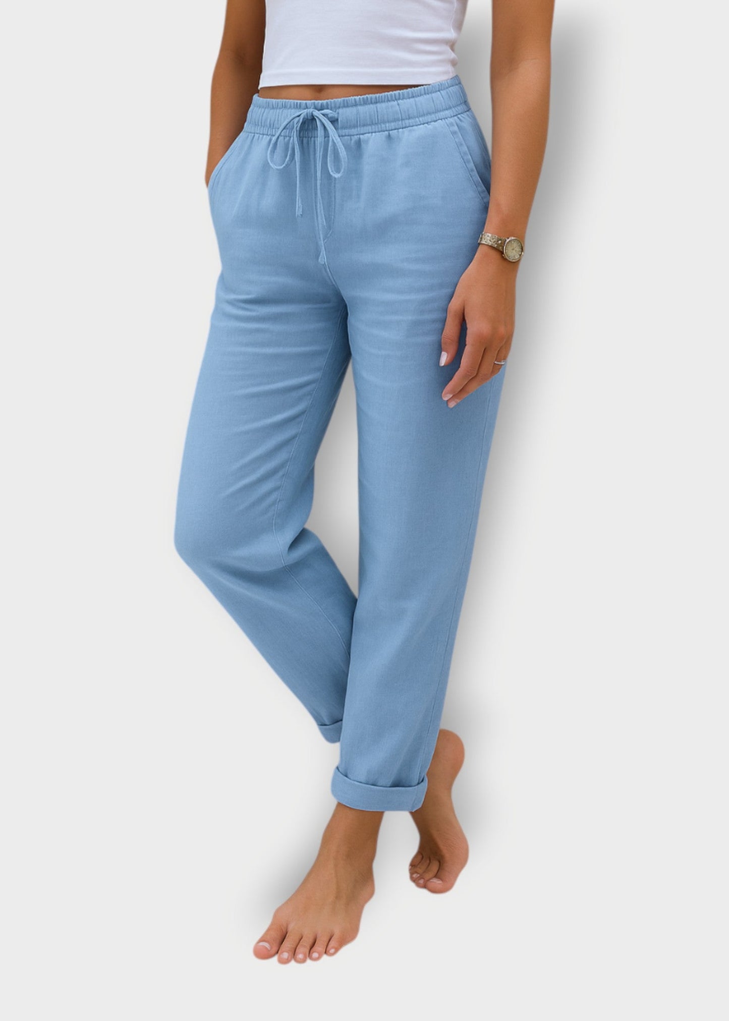 Sienna – Ελαφριά Κωτόνινα Παντελόνια Joggers για Άνεση Καθημερινά