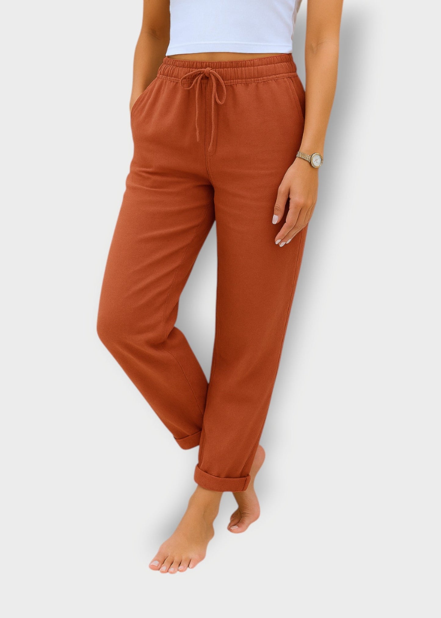 Sienna – Ελαφριά Κωτόνινα Παντελόνια Joggers για Άνεση Καθημερινά