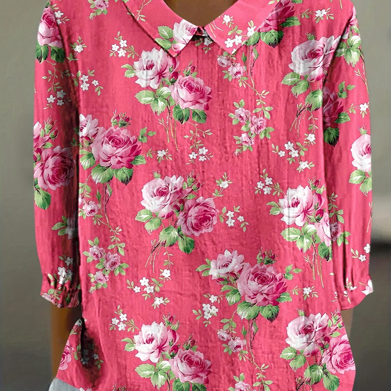Βανέσα- Vintage Floral Print Blouse