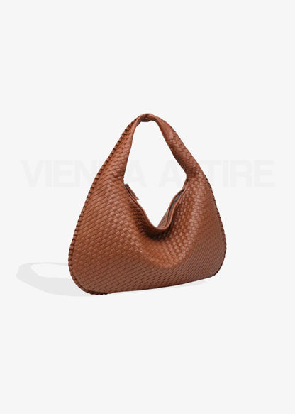 Αβά – Τσάντα Tote με Πλεκτό Σχέδιο