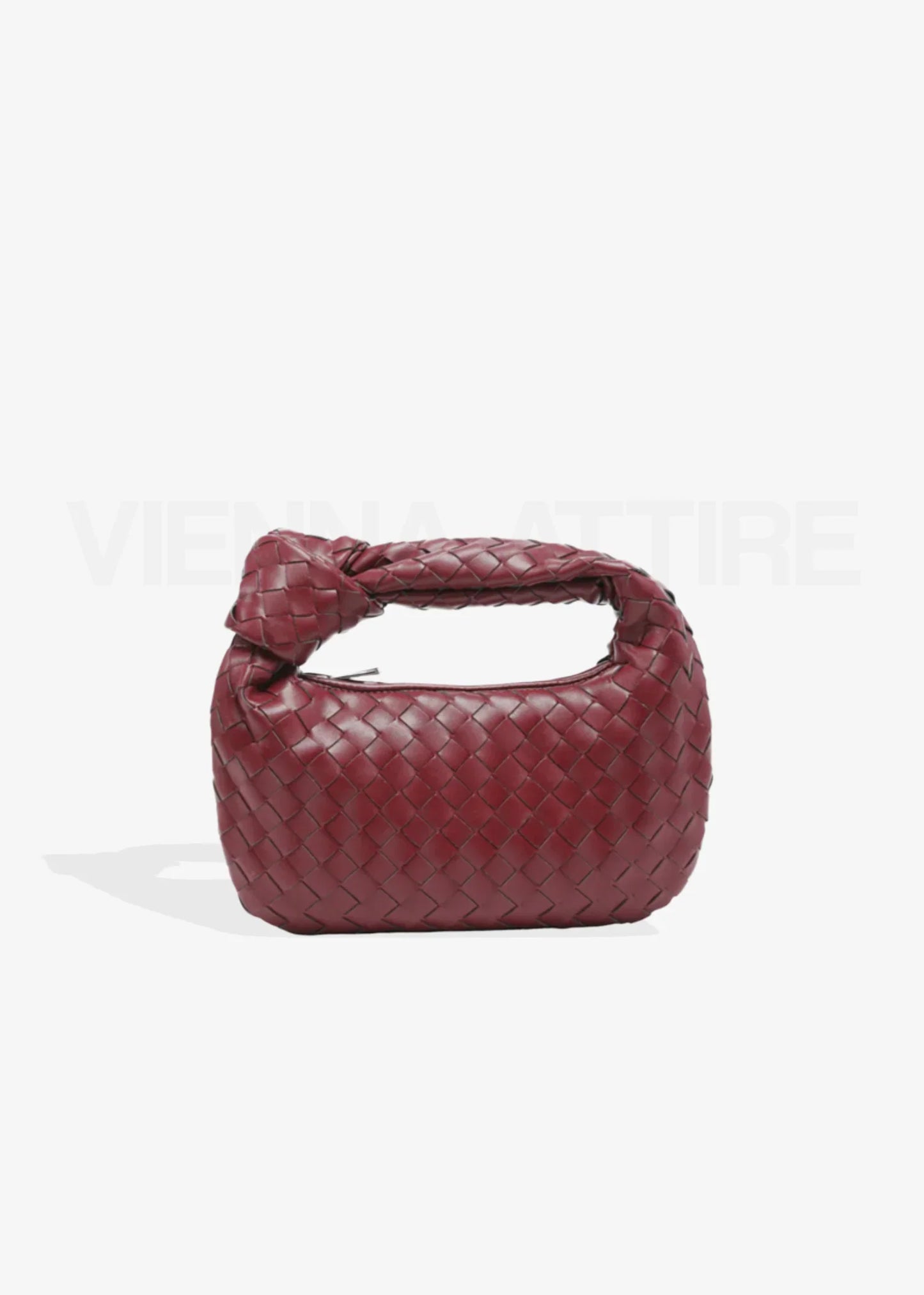 Ava Mini – Τσάντα με Στρογγυλή Λαβή και Πλεχτό Σχέδιο