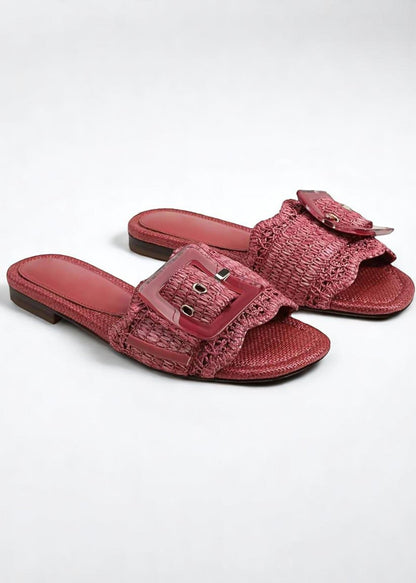 Rivèra Raffia Slides – Φυσικό. Κομψό. Καλοκαιρινό.