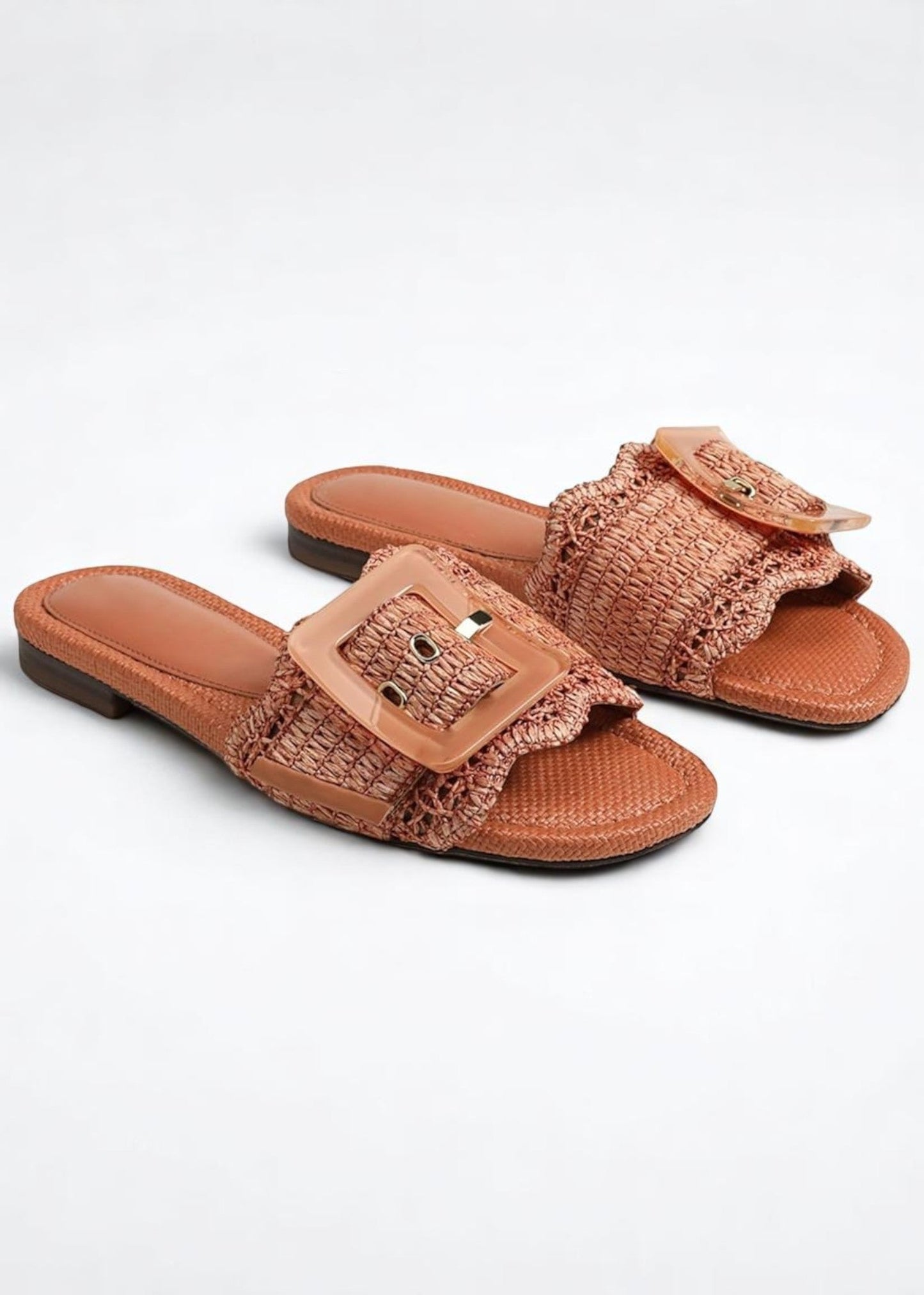 Rivèra Raffia Slides – Φυσικό. Κομψό. Καλοκαιρινό.
