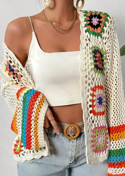 Isla – Πολύχρωμο Πλεκτό Καρντάν