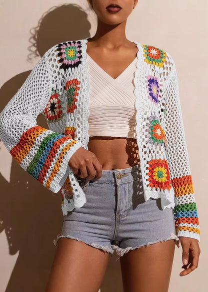 Isla – Πολύχρωμο Πλεκτό Καρντάν